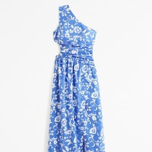 Abercrombie & Fitch NWOT Blue One Shoulder Sundress